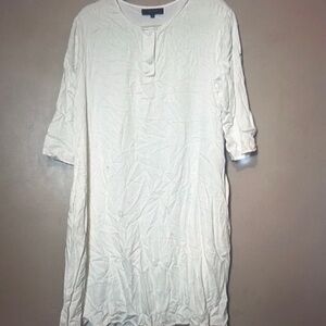 White 3/4 Sleeve Dress
